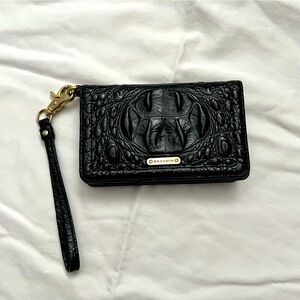 Brahmin Croc Embossed Wristlet